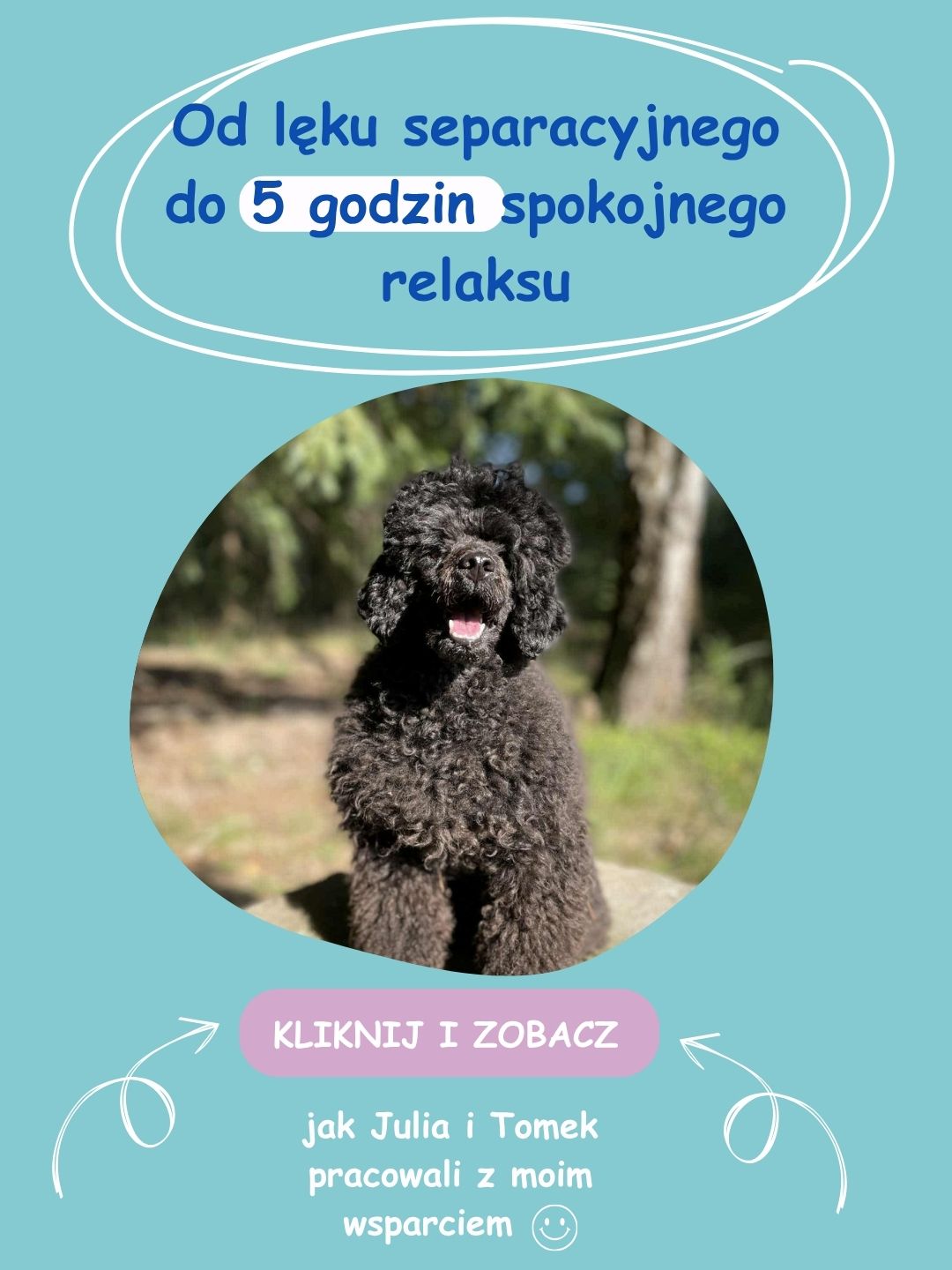 Bettina - suczka, która radzi sobie z samotnością podczas nieobecności opiekunów