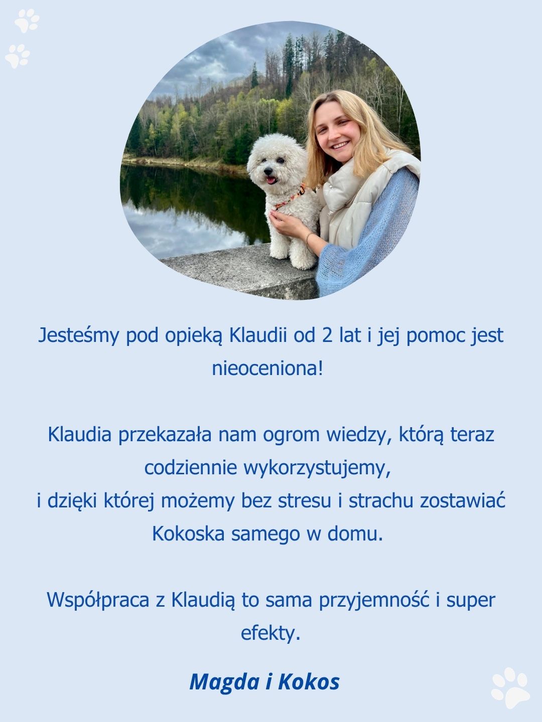 Doświadczenie opiekuna psa w trakcie pracy nad lękiem separacyjnym