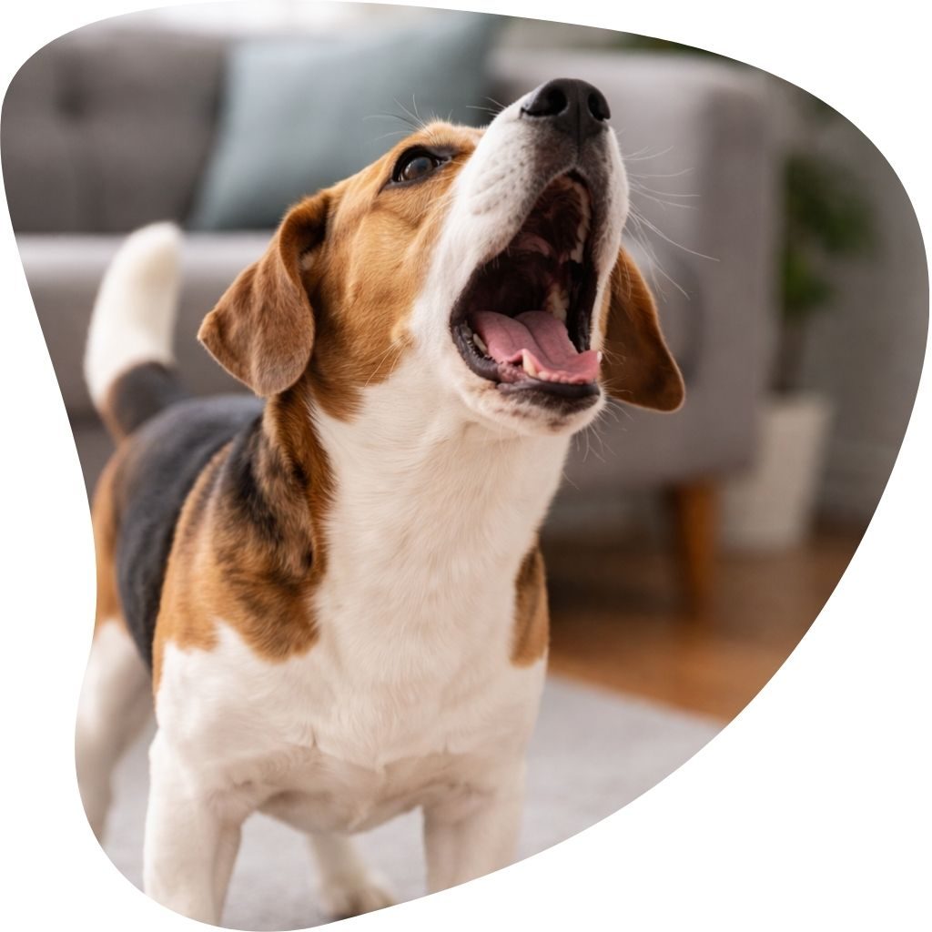 Pies wyje i szczeka podczas nieobecności opiekuna